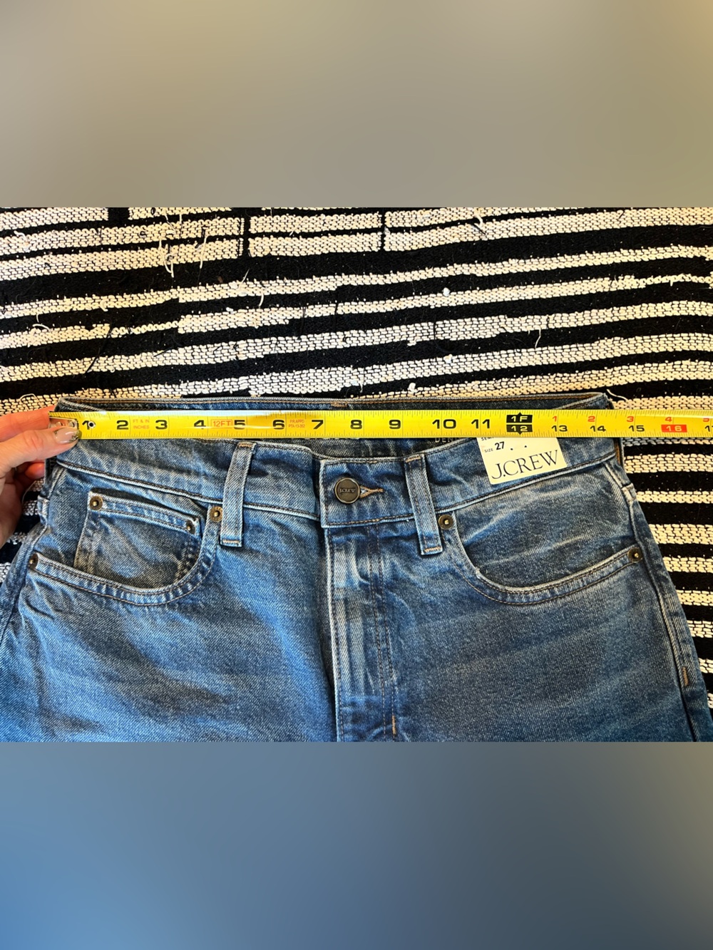 J. Crew High-Rise Denim Trouser Jean - Picture 6 of 14